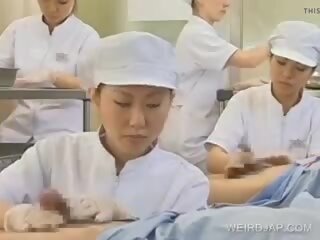 Japanisch krankenschwester arbeiten haarig penis, kostenlos dreckig film b9