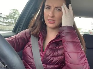 Brunette Medical Driving mistress