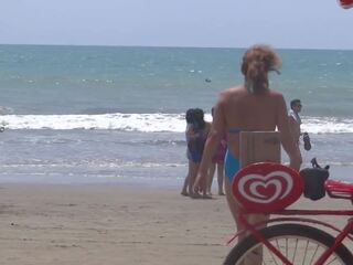Hairy Step Mom Wife on the Beach Part 2 Exhibitionist | xHamster