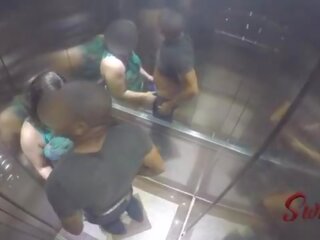 Sorayyaa e leo ogro foram pegos fudendo لا elevador