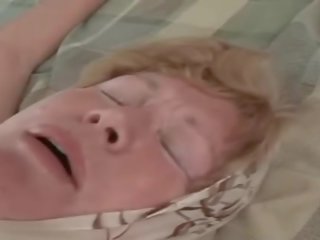 Grandfather fuck his old wife until crazy orgasm