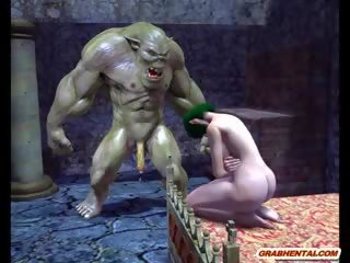 3D Anime Orc Fucking Busty Elf