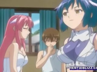 Bigboobs hentai consigue assfucked en la nadando piscina