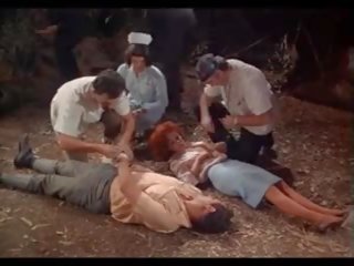 Orgie na the mrtvý 1965 zombií proužek devil dívka skull.